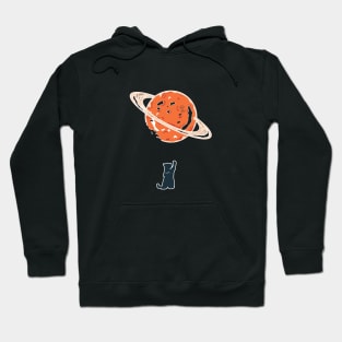 cat in space Hoodie